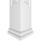 Ekena Millwork Craftsman Classic Square Non-Tapered, Raised Panel PVC Column, Prairie Capital & Prairie Base CC1008ENRPRPR - alternate 3